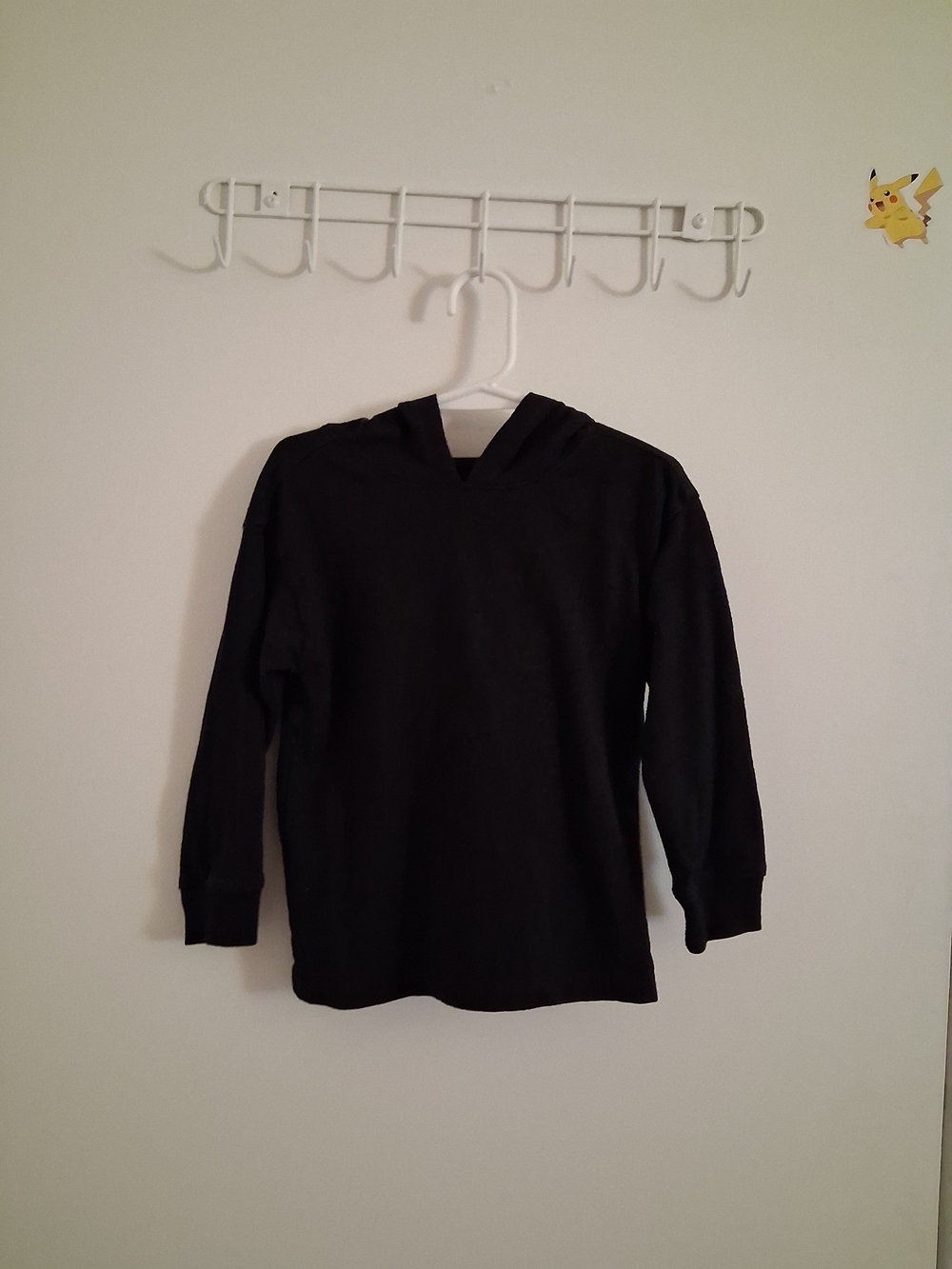 Garanimals 3T Black Kids Hooded Long Sleeve Top